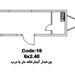 پلان-کانکس-چرخدار-آبخانه-دار-با-در